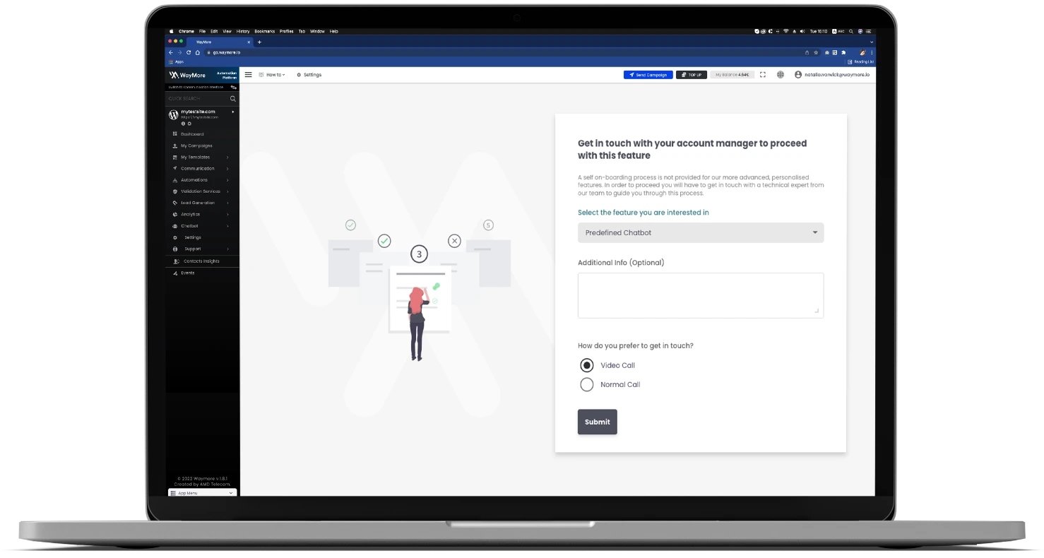 Vordefinierter Chatbot