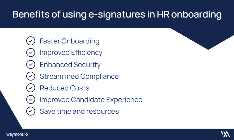 Electronic Signatures for Faster HR Onboarding